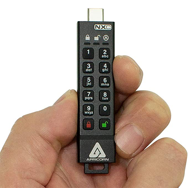 Apricorn 128GB Aegis Secure Key 3 NXC 256-Bit Hardware-Encrypted