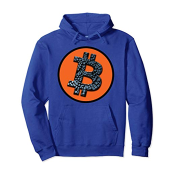 bitcoin hoodie blue image