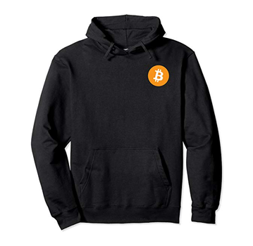 bitcoin hoodie black image