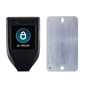 trezor model t + cryptosteel package deal image