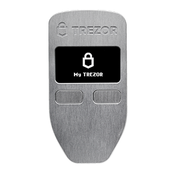 trezor one metallic image